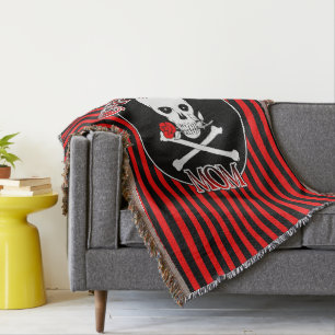 Manta Tejida Captain Mom Throw Blanket
