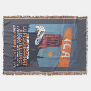 Manta Tejida Catedral roja - 1ra exposición aeronáutica