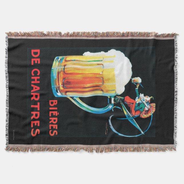 Manta Tejida Cervezas del poster promocional de Chartres (Anverso)