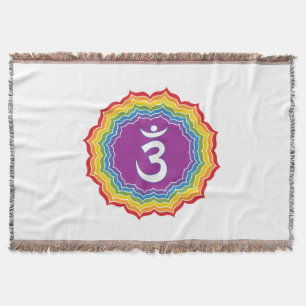 Manta Tejida Chakra del tercer ojo