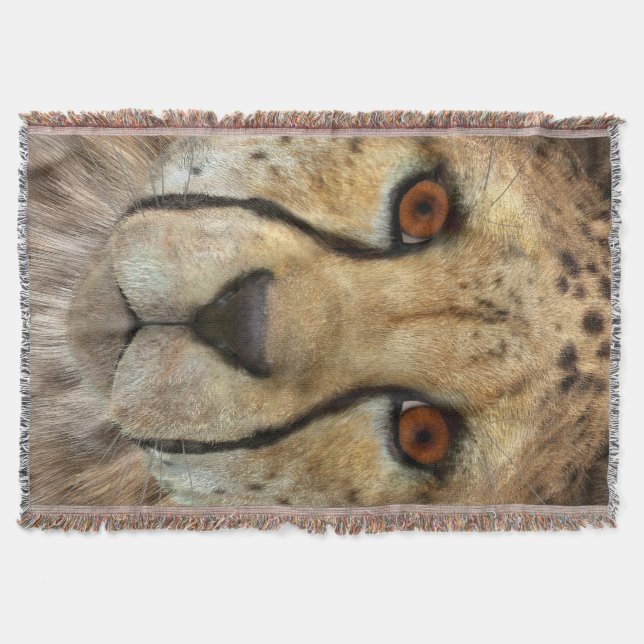 Manta Tejida Cheetah (Anverso)