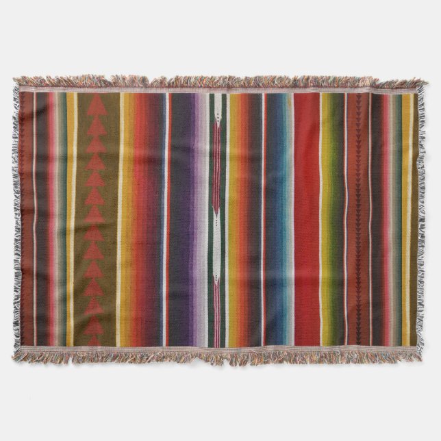 Manta Tejida Cheyenne (Anverso)