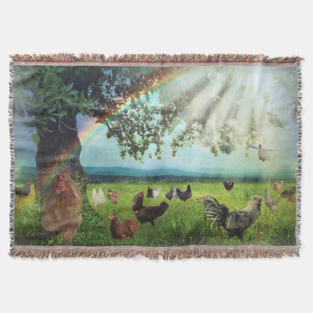 Manta Tejida Cielo de pollo (Anverso)