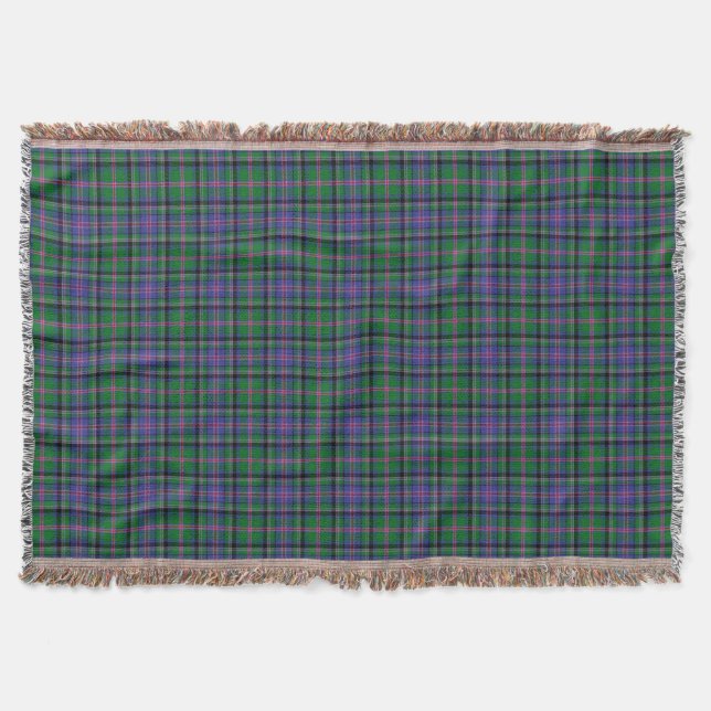 Manta Tejida Clan Cooper Tartan (Anverso)