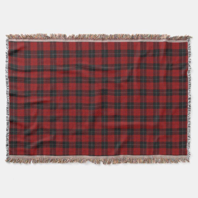 Manta Tejida Clan escocés Ramsay Tartan (Anverso)