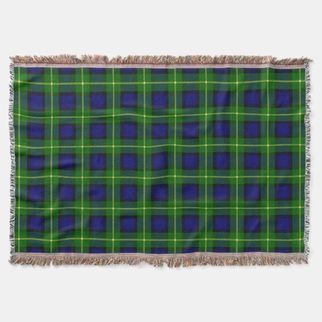 Manta Tejida Clan Gordon Tartan (Anverso)