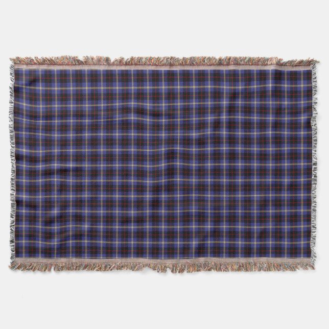 Manta Tejida Clan Hill Tartan (Anverso)