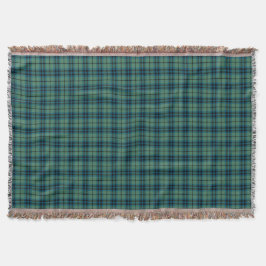 Manta Tejida Clan Keith Light Green Ancient Scottish Tartan