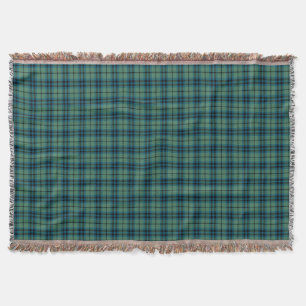 Manta Tejida Clan Keith Light Green Ancient Scottish Tartan