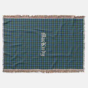 Manta Tejida Clan MacKirdy Tartan Plaid Personalizado Throw Bla