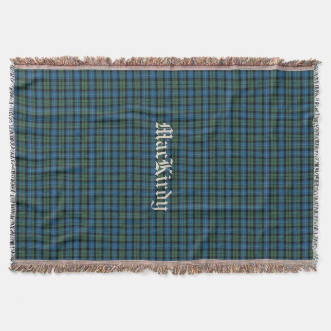 Manta Tejida Clan MacKirdy Tartan Plaid Personalizado Throw Bla (Anverso)