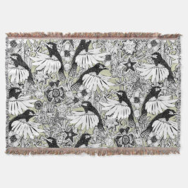 Manta Tejida colibrí heln