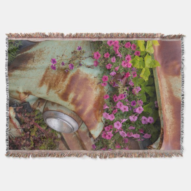 Manta Tejida Columbia Falls (Anverso)