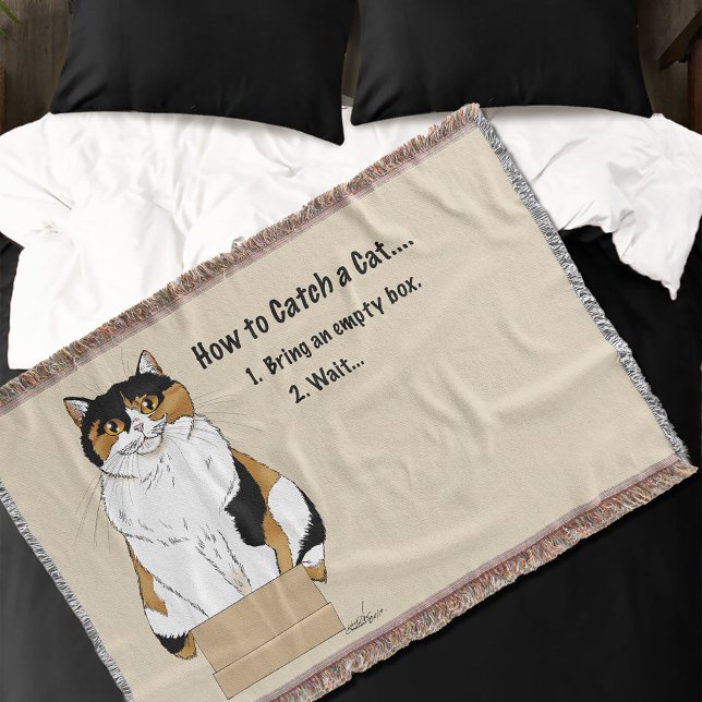 Manta Tejida Cómo atrapar un gato (Subido por el creador)