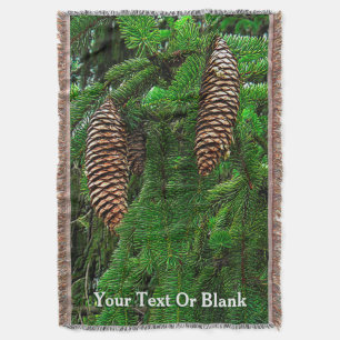 Manta Tejida Cones Y Agujas