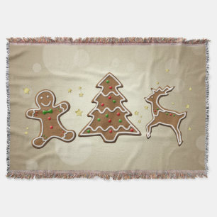 Manta Tejida Cookies de Gingerbread