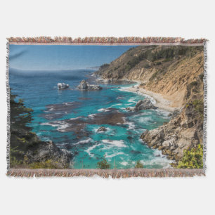 Manta Tejida Costa de Big Sur,costa oeste,costa del pacífico