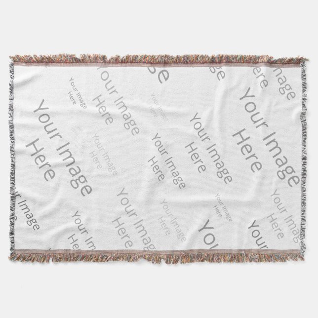 Manta Tejida Crear su propia funda de Personalizado (Anverso)