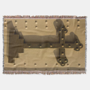 Manta Tejida Cruz religiosa cristiana, Irak