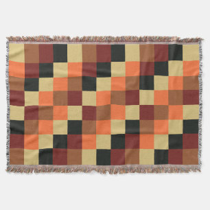 Manta Tejida Cuadrados coloridos 04