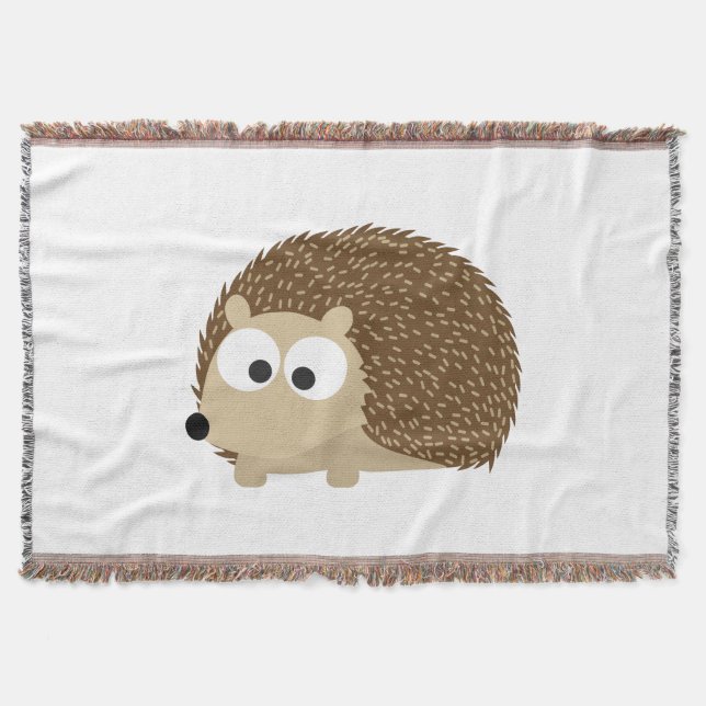 Manta Tejida Cute Hedgehog (Anverso)