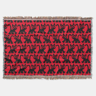 Manta Tejida Cute Rambling Personalizado Cat Throw Blanket