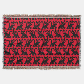 Manta Tejida Cute Rambling Personalizado Cat Throw Blanket