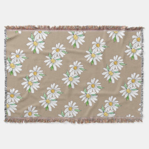 Manta Tejida Daisy Throw Blanket