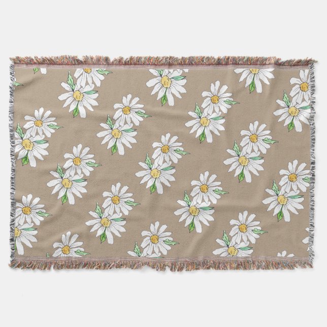 Manta Tejida Daisy Throw Blanket (Anverso)