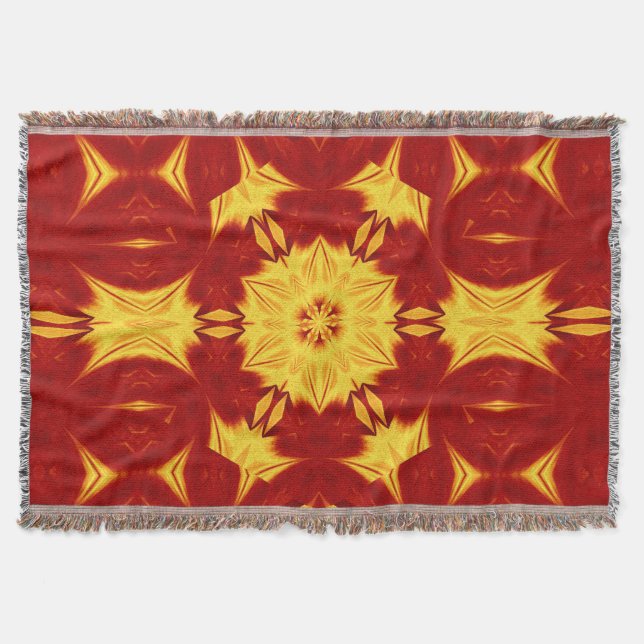 Manta Tejida Dandelion amarillo (Anverso)