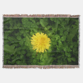 Manta Tejida Dandelion Throw Blanket