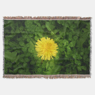 Manta Tejida Dandelion Throw Blanket