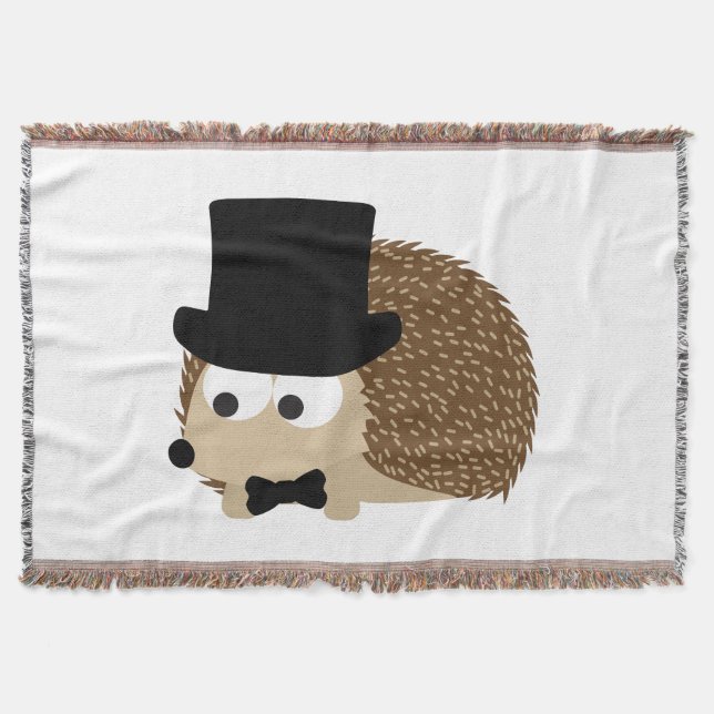 Manta Tejida Dapper Hedgehog (Anverso)