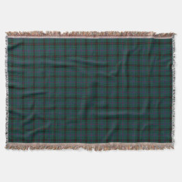 Manta Tejida Davidson Family Tartan Forest Green Plaid