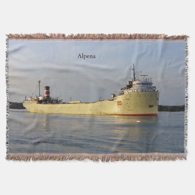 Manta tejida de Alpena (Anverso)