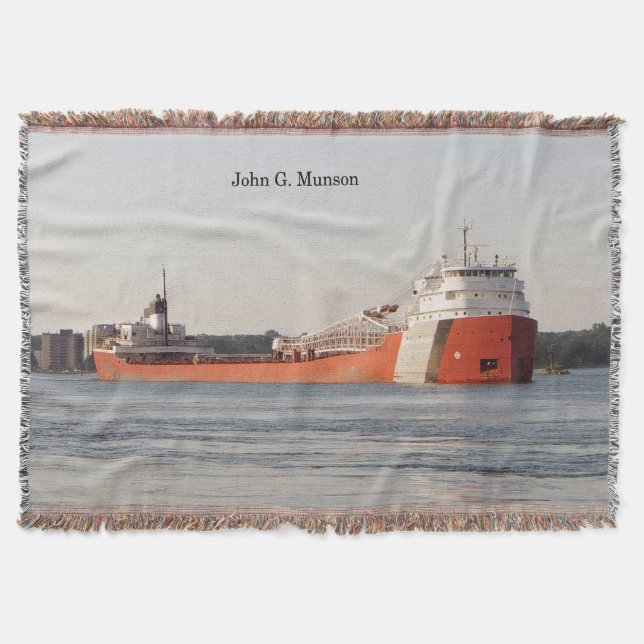 Manta tejida de John G. Munson (Anverso)