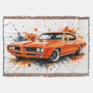 Manta tejida de Muscle Car