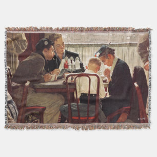 Manta Tejida Decir tolerancia de Norman Rockwell