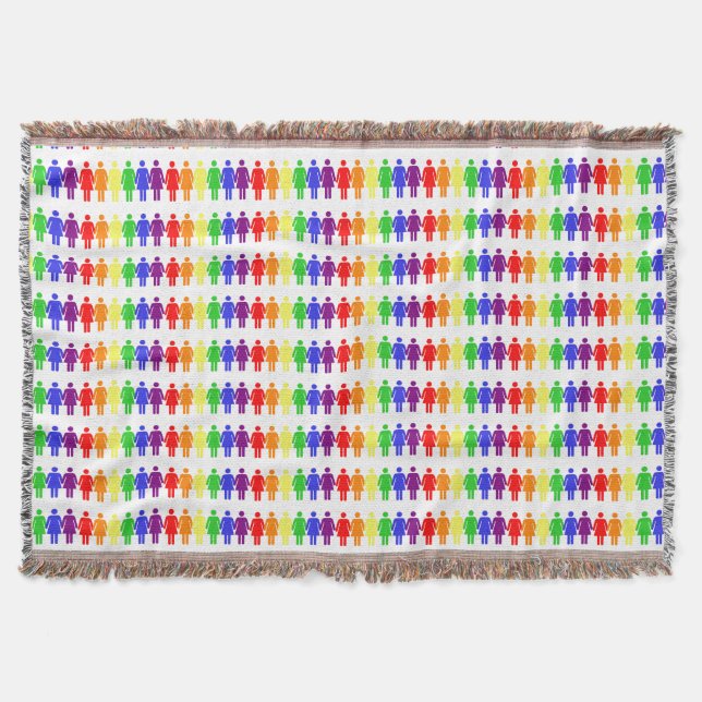 Manta Tejida derechos de la mujer 2017 LGBTQIA Thunder_Cove (Anverso)