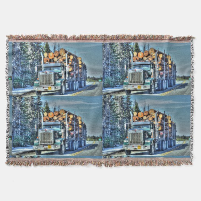 Manta Tejida Diseño de arte por carretera de gran torre de regi (Anverso)