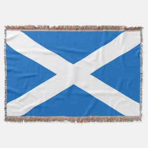 Manta Tejida Diseño de la bandera de Escocia