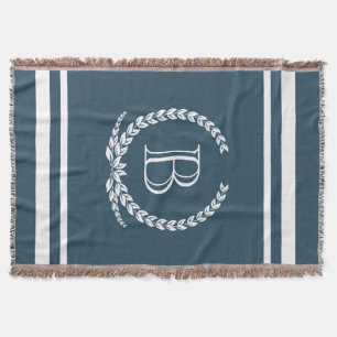 Manta Tejida Diseño del monograma