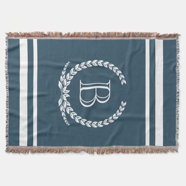 Manta Tejida Diseño del monograma (Anverso)