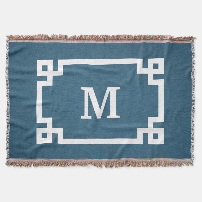 Manta Tejida Diseño del monograma (Anverso)
