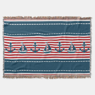 Manta Tejida Diseño náutico