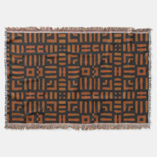 Manta Tejida Diseño tribal geométrico africano caliente
