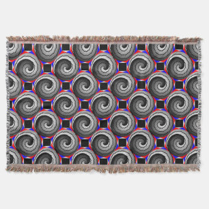 Manta Tejida Doble espiral Yin Yang por Kenneth Yoncich