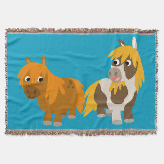 Manta Tejida Dos Personalizados tontos ponies