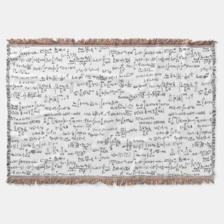 Manta Tejida Ecuaciones escritas mano //de la matemáticas