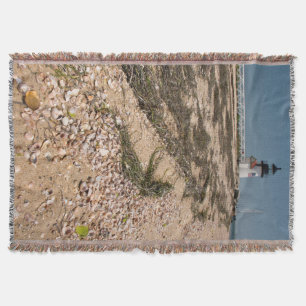 Manta Tejida EE.UU., Massachusetts, Nantucket.Rosa bebe